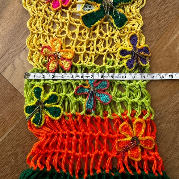 Multicolor handmade Crochet Maxi Dress - Picture 7 of 14